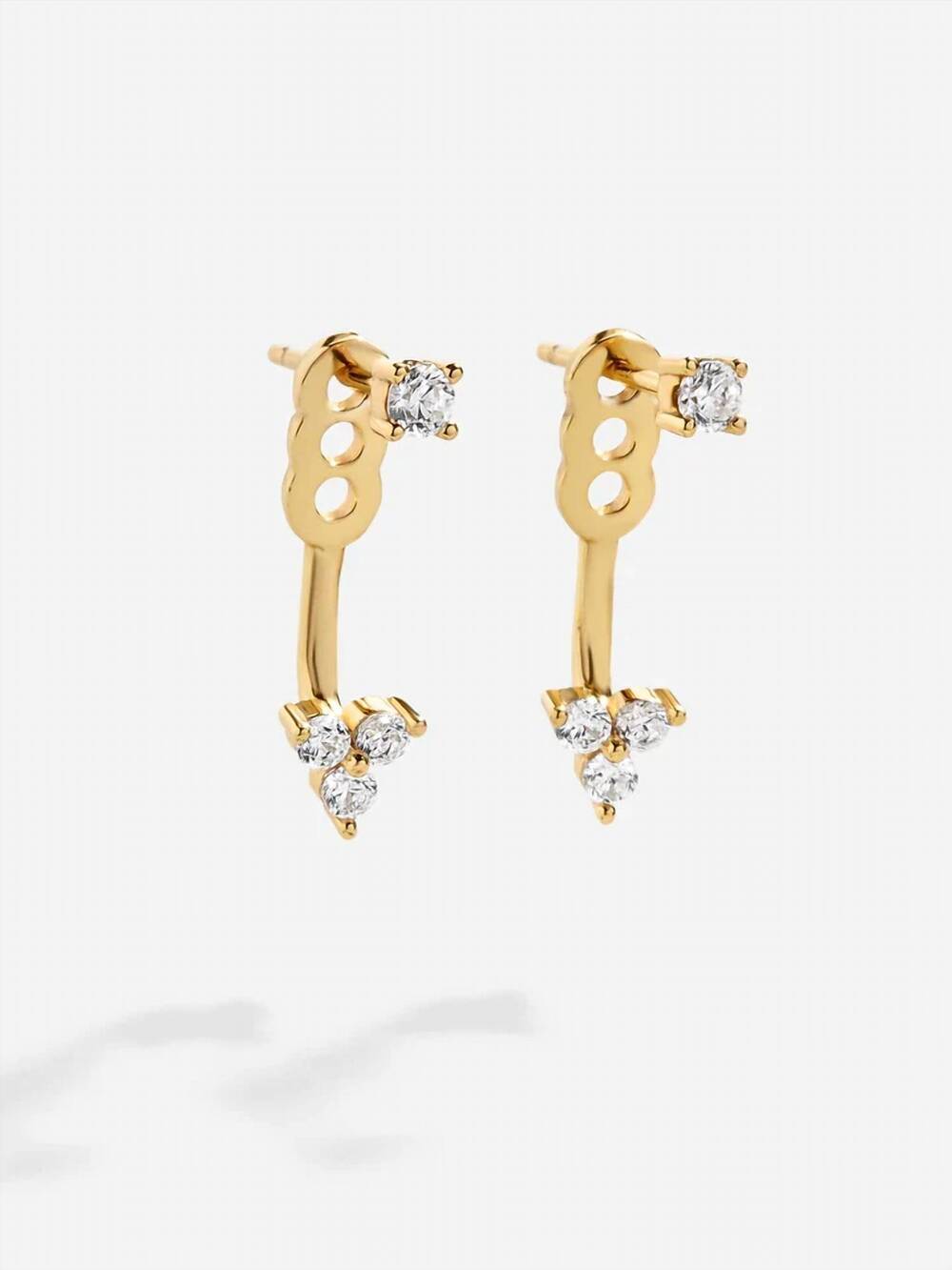 NEW BAUBLEBAR women's shasta earrings in gold